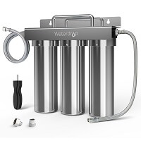 3-stage Under Sink Ultrafiltration Stainless Steel Water Filter System Waterdrop TST-UF